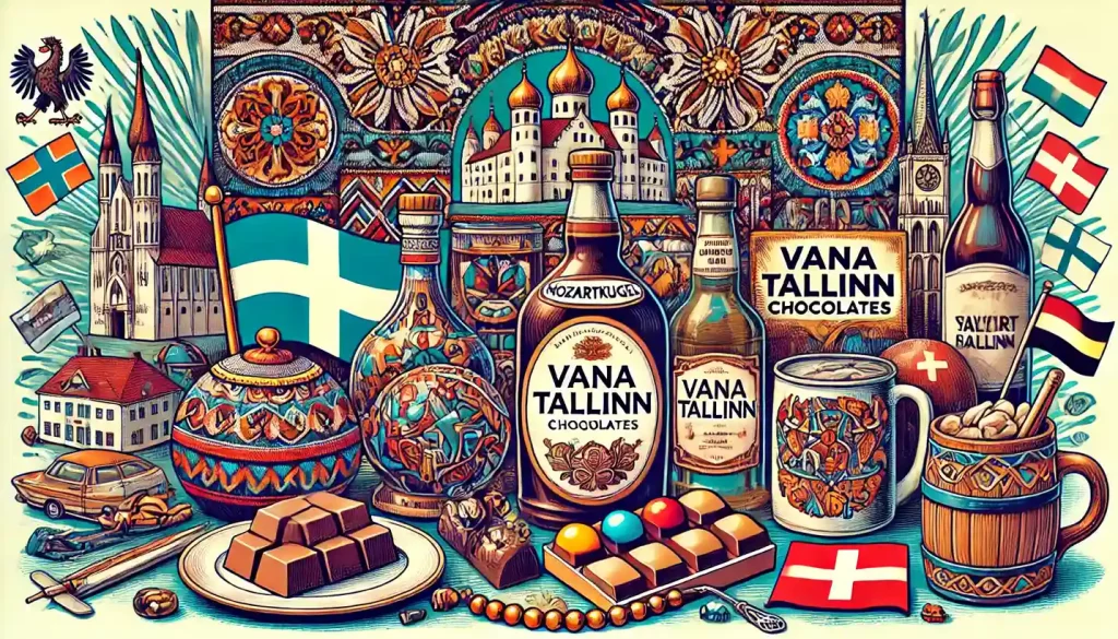 A collection of unusual European souvenirs.